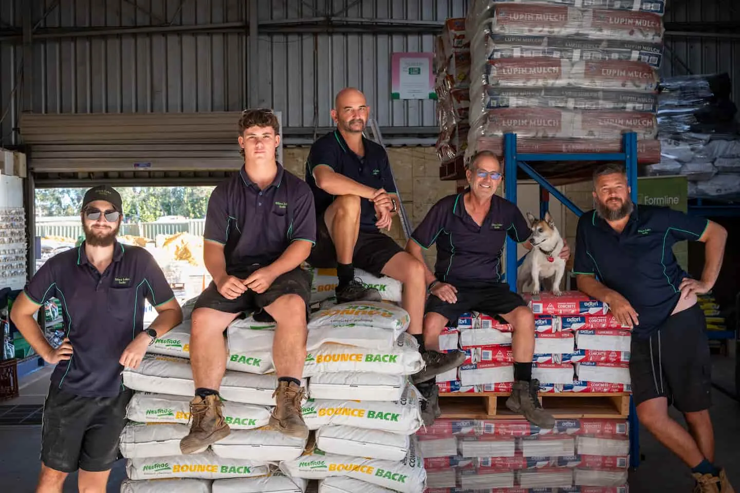 The Bibra Lake Soils crew at the Bibra Lake yard