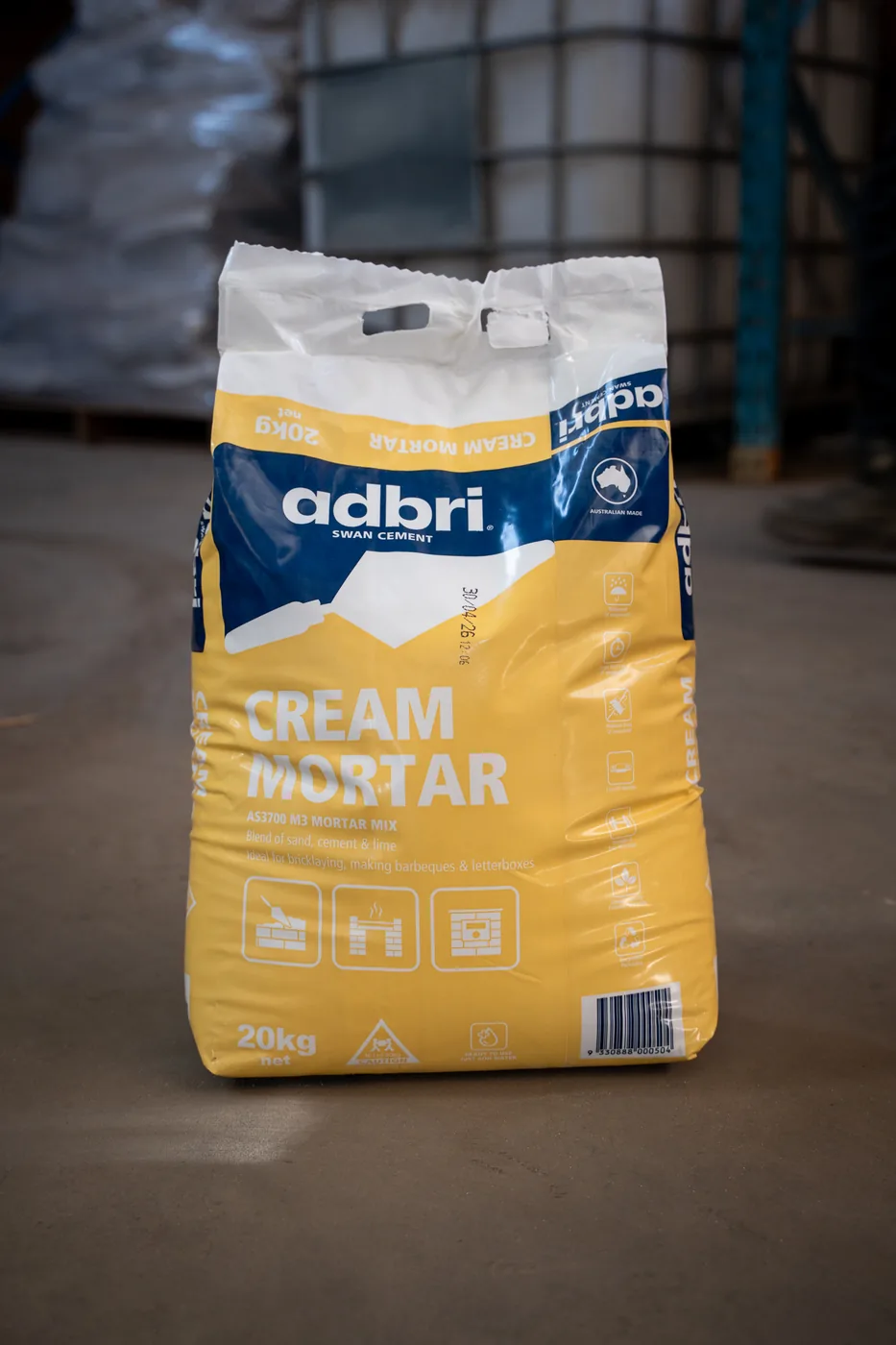 Adbri Cream Mortar — Bibra Lake yard