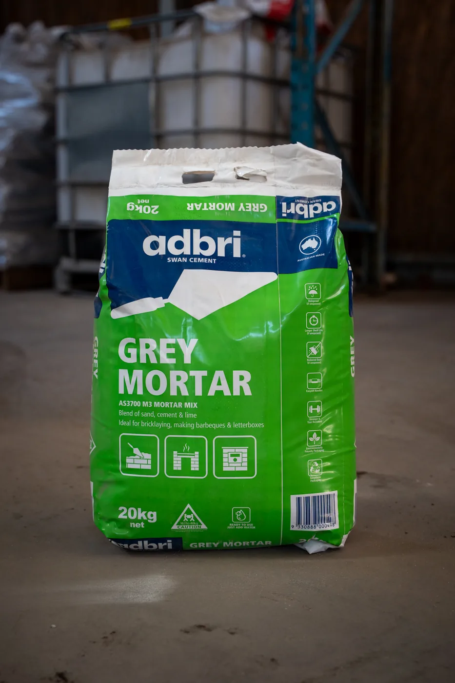 Adbri Grey Mortar — Bibra Lake yard