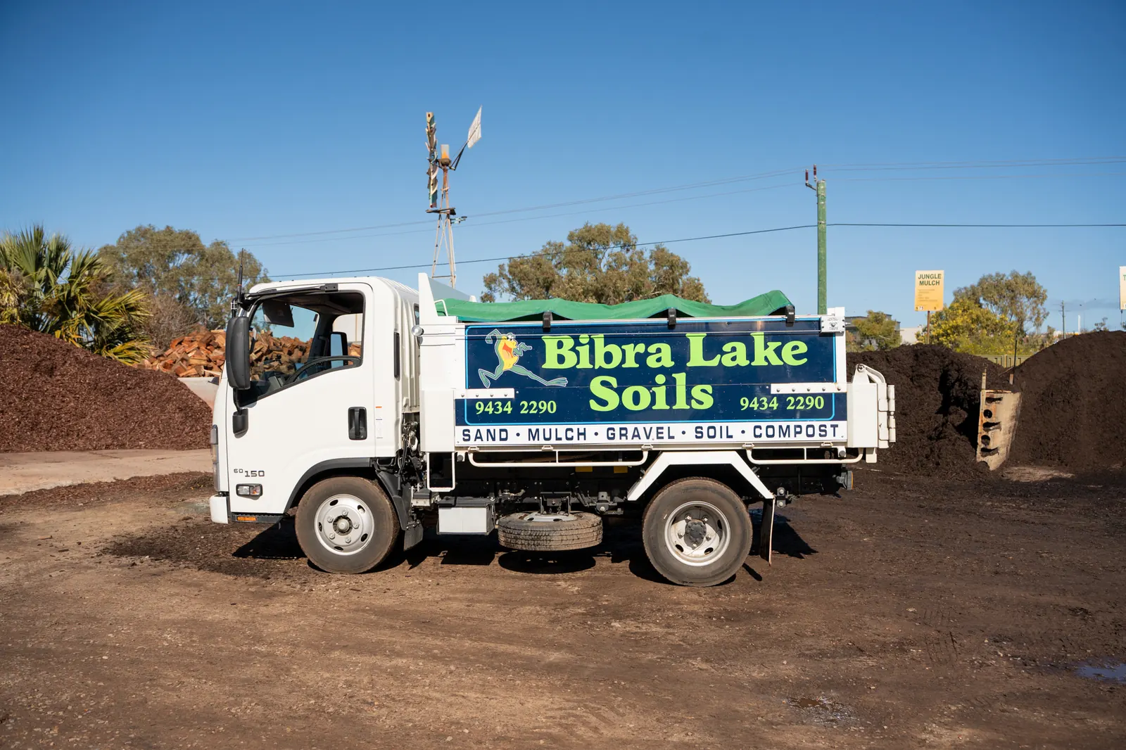 The Bibra Lake Soils yard at Bibra Lake