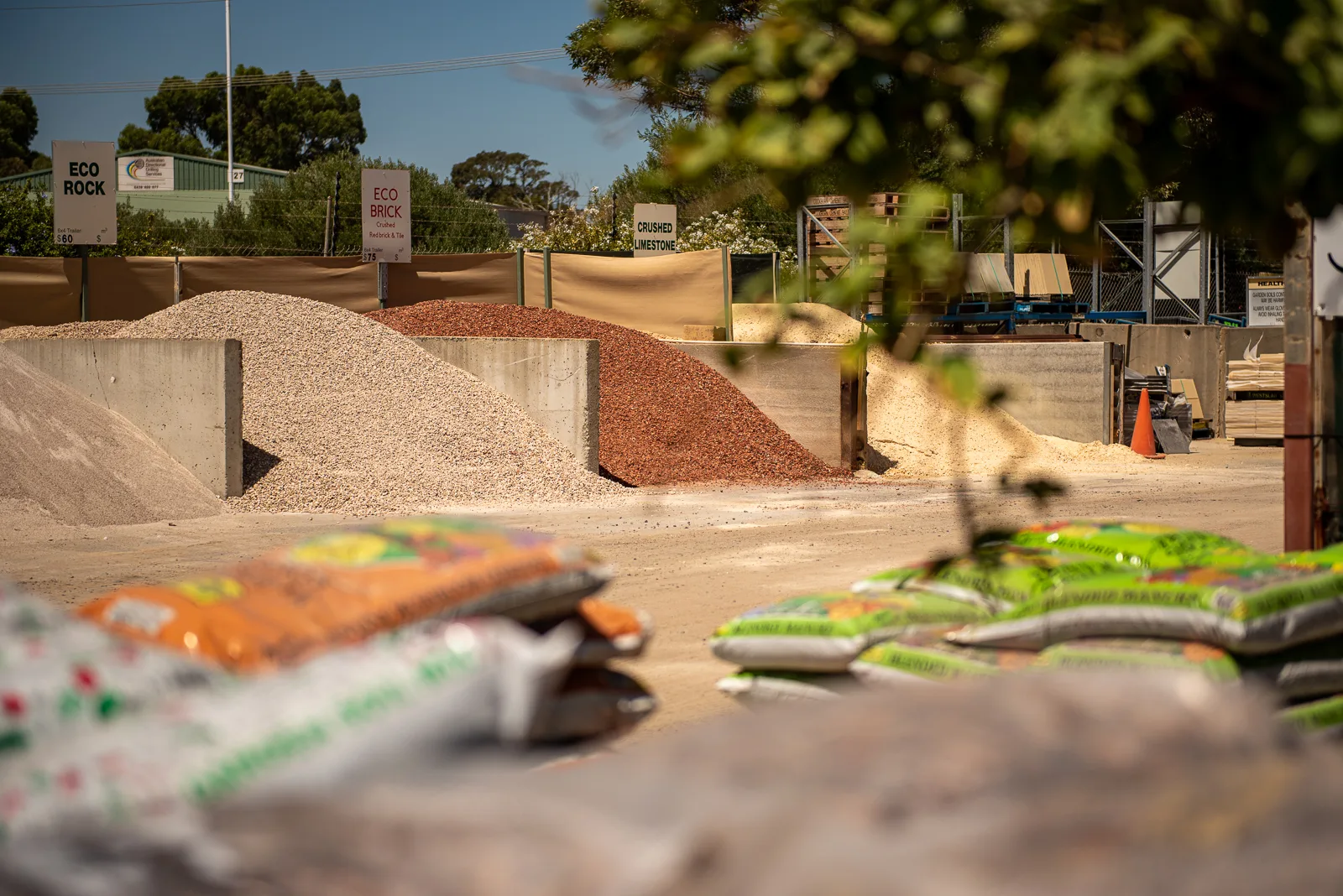 The product bays at the Bibra Lake yard