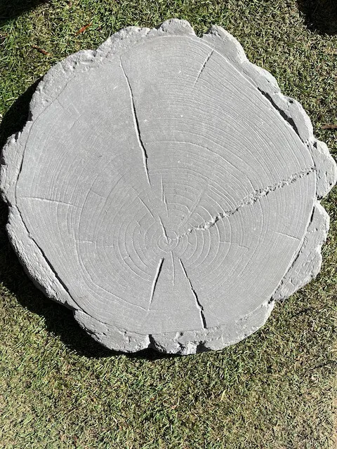 Charcoal Tree Trunk at the Bibra Lake yard