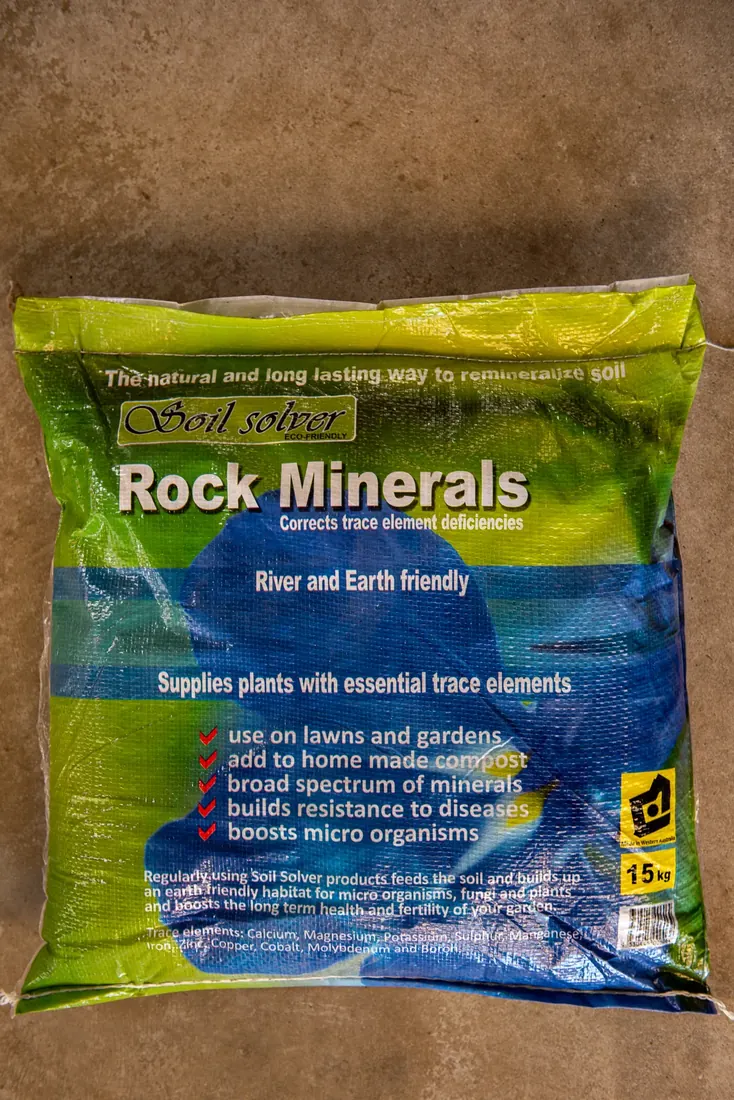 Soil Solver Rock Minerals — Bibra Lake yard
