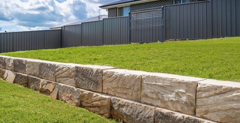 Limestone has many uses. It is popular for retaining walls.