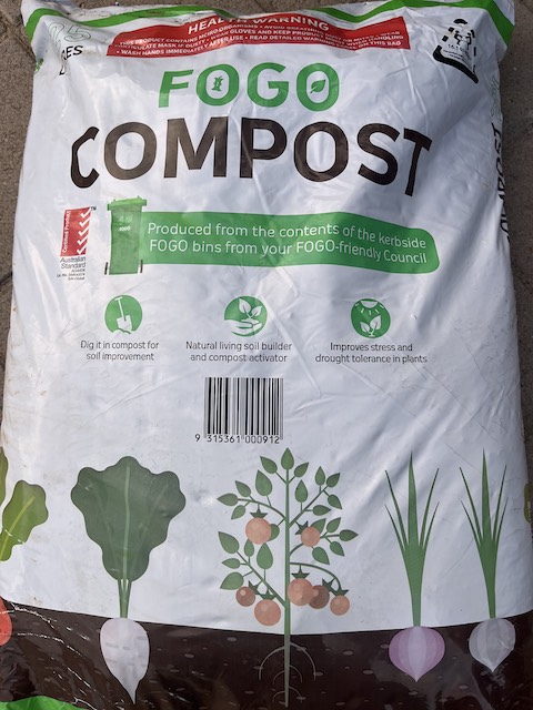 Bagged FOGO compost